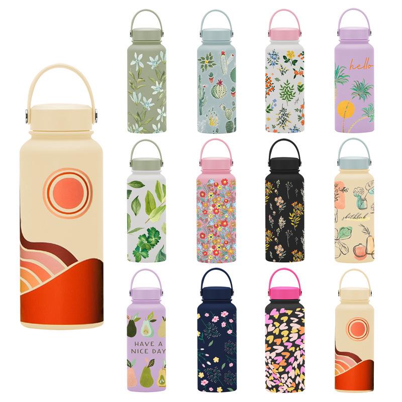 32oz Portable Insulated Sports Water Bottle - Large Capacity for Travel and Mountaineering