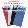 For Sony Xperia 10 III Back Battery Cover Glass For Sony X10 Iii Housing Rear Door With Lens Replacement Parts