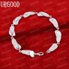 925 Sterling Silver Slippers Chain Bracelets Fashionable Wedding Jewelry
