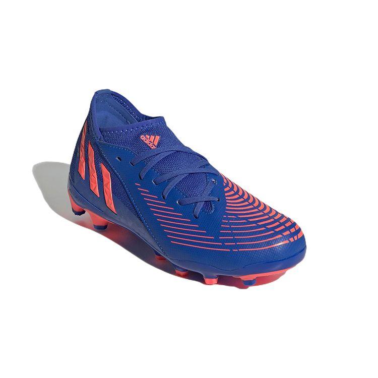 Adidas Predator Edge.3 MG Shock Absorbing Durable Low Top Soccer Shoes Kids Soccer Shoes Blue GZ2894