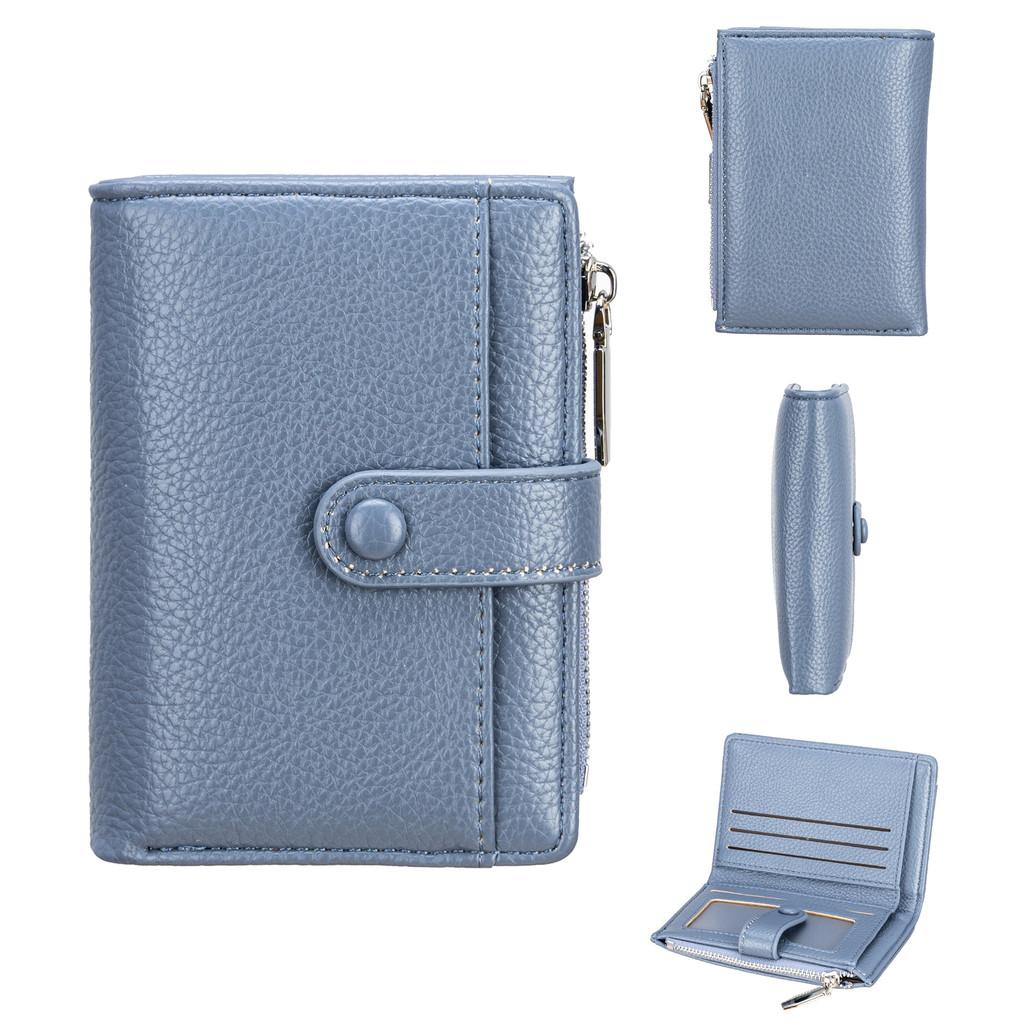Pu Material Slim Wallet With Card Holder And Coin Pocket For Daily Use