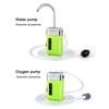 Outdoor Fishing Air Pump 2 In 1 Multi-Function Water&Oxygen Pump with Sensor LED Lighting USB Rechargeable O2 Pump for Fish Tank