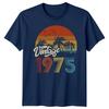 Винтажная футболка на 50-летие 1975 года, мужская и женская, ретро, юбилейная футболка
