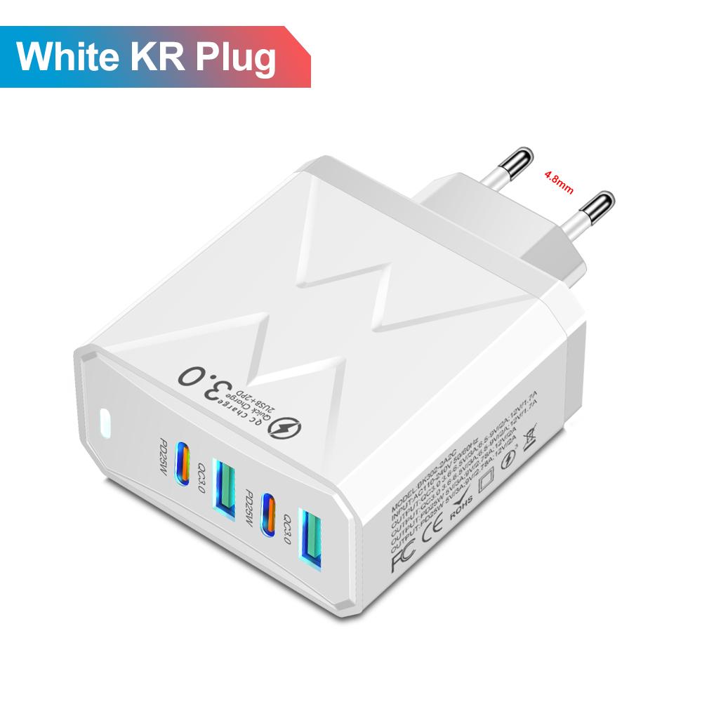100W Multi‑Port USB Fast Charger Type‑C High Speed Travel Adapter Portable Quick Charge Charger For iPhone Huawei Samsung Xiaomi