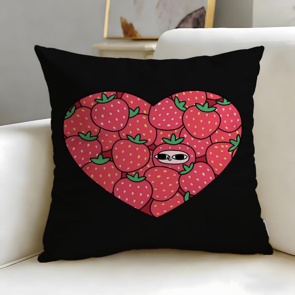 popular cartoon character ketnipz Cushion Cover Soft & Easy-Wash Pillow Case – Versatile for Couch, Bed, Travel and Office