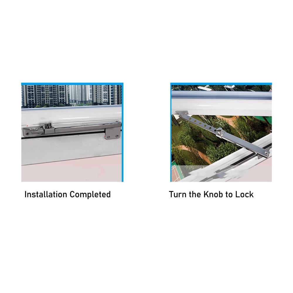 Aluminum Stay Kit Casement Window Hinge Stainless Steel Window Bracket Hinge Home Installation