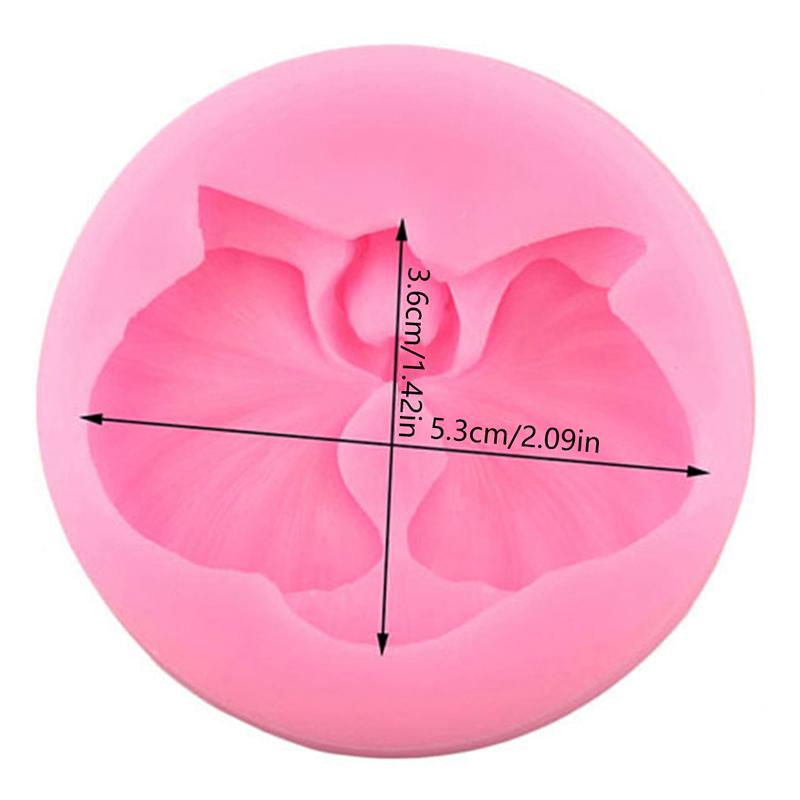 Орхидея силиконовая форма конфеты глина шоколад конфеты поделки форма помадка инструмент для украшения торта украшение кексов