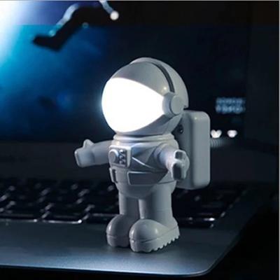 Портативный USB-ночник, лампа для чтения книг, астронавт, настольная лампа, светодиодная лампа для компьютера, ноутбука, клавиатура, подсветка