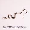 Lifelike 40cm Realistic Python Rubber Fake Snake Scary Prop for Halloween Celebration Garden Bird Repellent