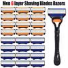 НОВЫЙ 4-25 шт. Расческа Мужская бритва Fusion Pro Power для бритья Бритва Мужская Лицо Борода Триммер для волос 6 слоев Лезвия Сменные кассеты