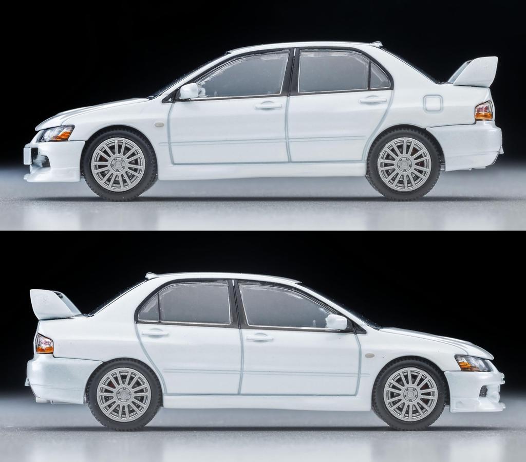 Tomytec Tomica Limited Vintage Neo Scale Mitsubishi Lancer GSR Evolution IX MR 2006 Finished 333401 1/64 LV-N349b (Pearl White) Model, Model,