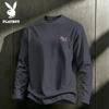 PLAYBOY Мужская хлопковая футболка с длинным рукавом и круглым вырезом