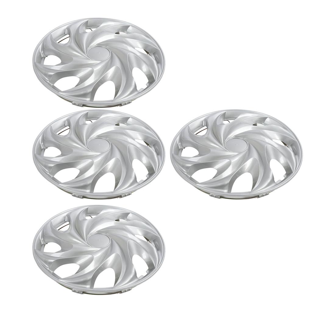 4 Pcs 13 Inch Wheel Hubcap Covers Silver Wheels Rim Cover Hub Caps for Cars Trucks Vans