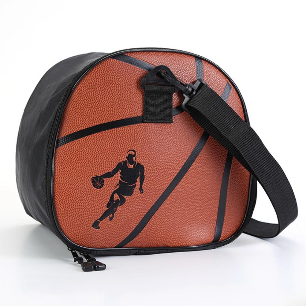 Single Shoulder Crossbody Basketball Bag Adjustable Ball Storage Case Fitness Training