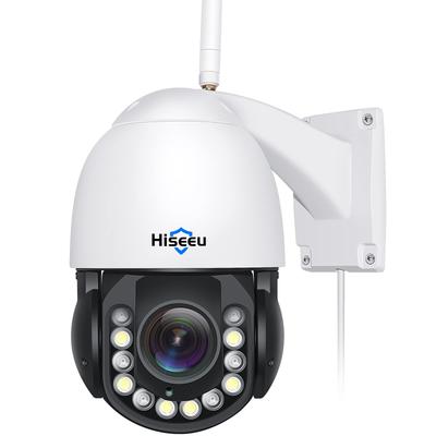 Оптическая камера безопасности Hiseeu, наружная камера безопасности с разрешением 3 миллиона пикселей, сетевая камера Wi-Fi, смартфон, компьютер, дистанционное управление, предустановленная функция, дом