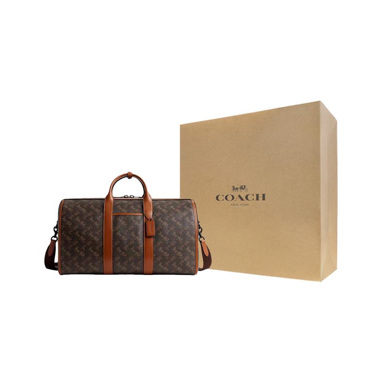 Coach Gotham 45 сумка-мессенджер на молнии с регулируемым плечевым ремнем из покрытого холста, для ручной переноски и на плече, мужской стиль
