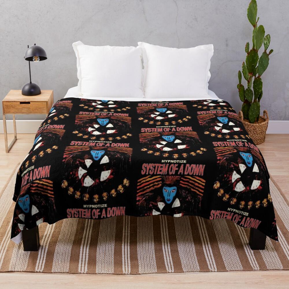 System Of A Down Vintage Throw Blanket