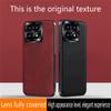 For Xiaomi 14T Pro Case PU+TPU+PC Phone Back Cover with Metal Lens Frame