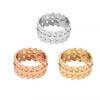 Scarf Button Clip, Leaf Design Alloy Scarf Clip, Triple-Ring Multi-Functional Clasp with Adjustable Non-Slip Grip, for Silk/Wool Scarves, Shirt