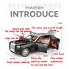 1/18 Rolls Royce Phantom Alloy Luxy Car Model Diecasts Metal Vehicles Collect Simulated Decorations Sound & Light Gifts for Kids
