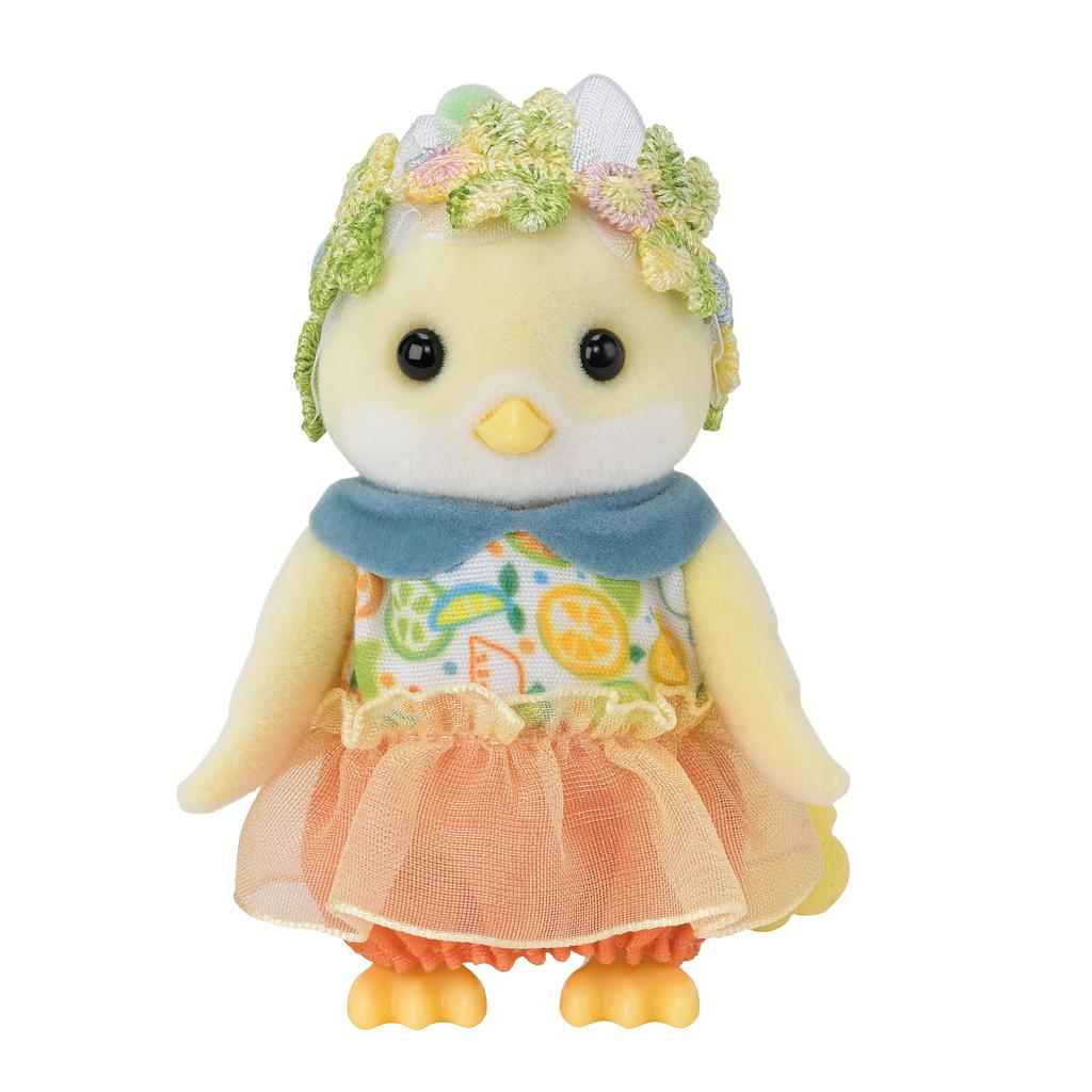 Sylvanian Families Dolls Bird ST Mark Ages 3 and Toy Sylvanian Epoch [Citrus Family] FS-62 Certified, Up, Dollhouse, Families,