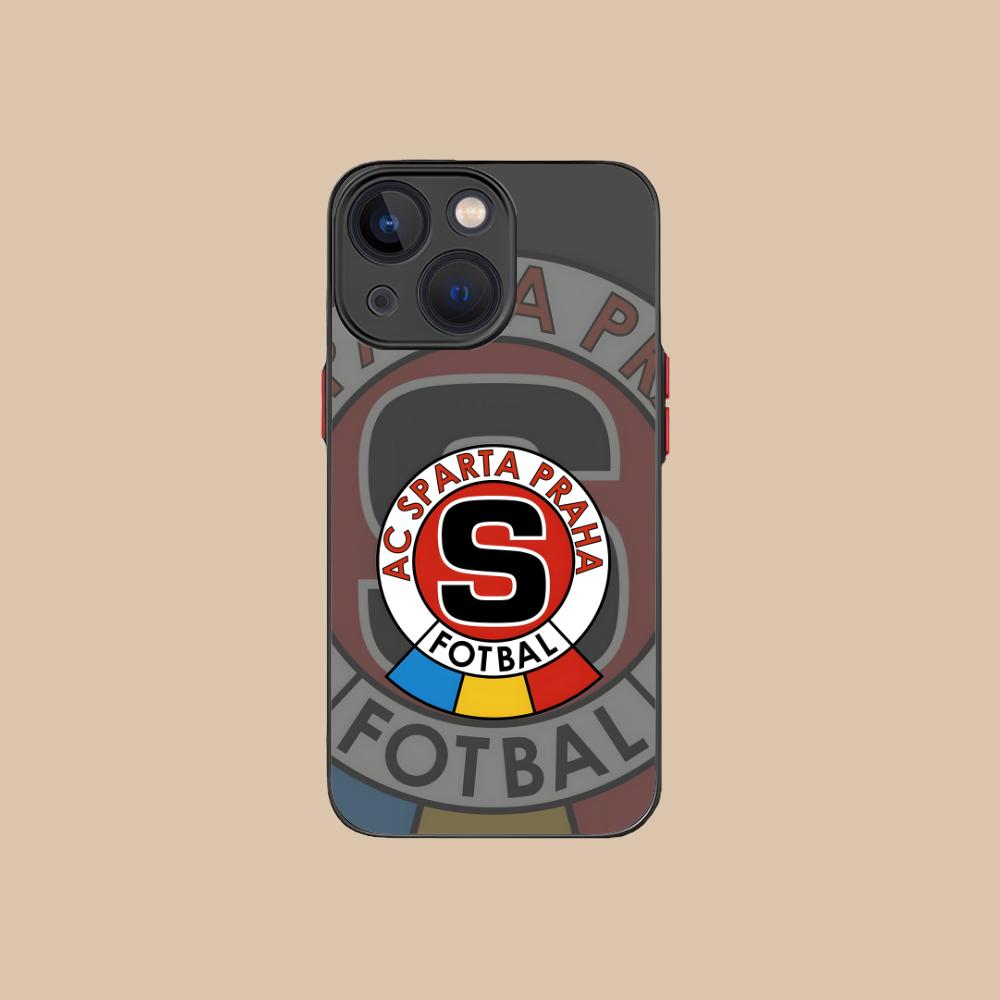Чехол для мобильного телефона FC Sparta Praha для iPhone 16 15 14 13 12 11 X XR XS 8 7 Pro Max Plus Mini Цветной Силиконовый Защитный Чехол