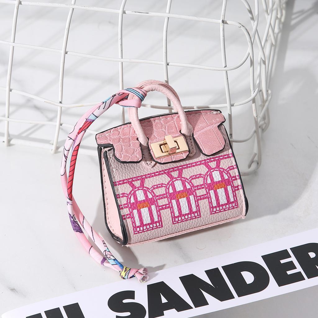 Мини-сумка Подвеска Дом Маленькая сумка Новая мода Подвеска Рот Красный конверт Наушники Ключ Устава