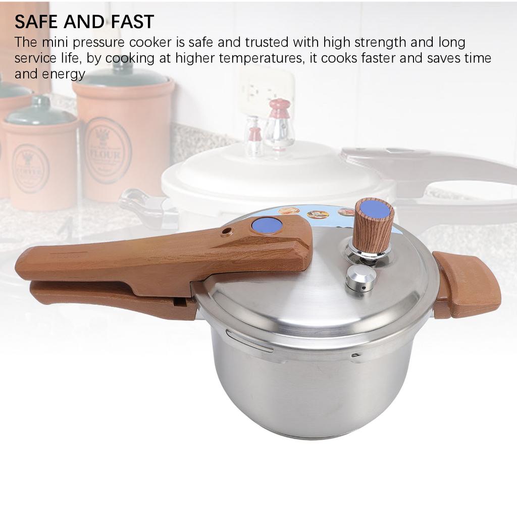 Маленькая скороварка 3 л Большая емкость кастрюля из нержавеющей стали 304 Кухонная посуда