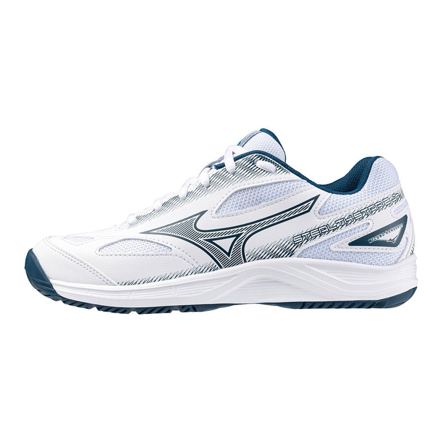 Sports Shoes Mizuno white / sailorblue / silver Stealth Star 2