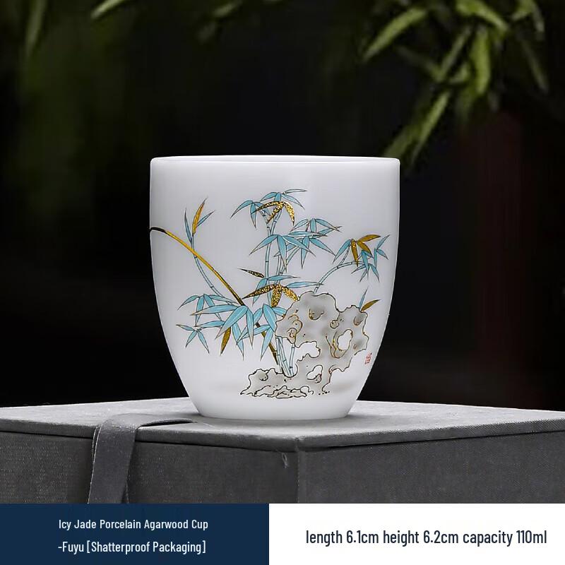 Cha Xun Ice Jade Porcelain Tea Cup