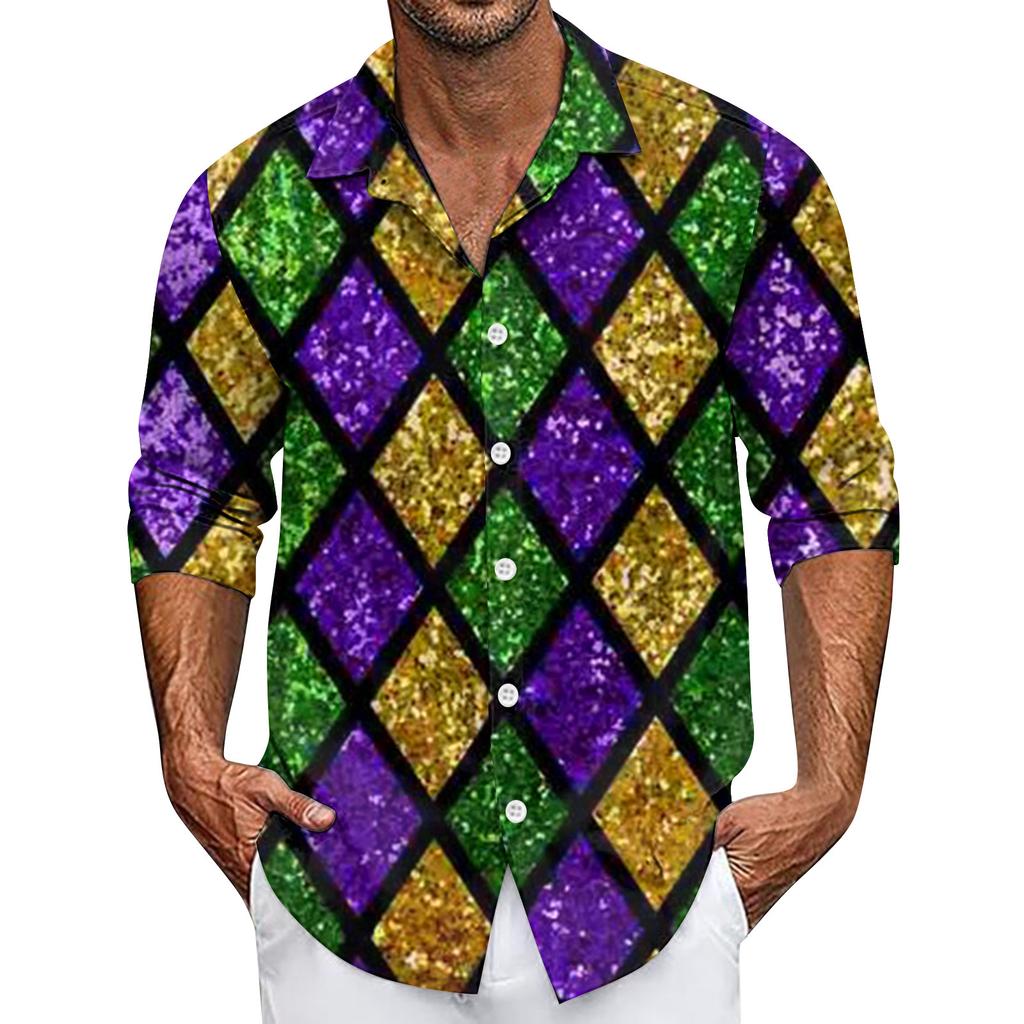 Мужская летняя новая свободная рубашка с длинным рукавом с принтом, кардиган, пляжная рубашка