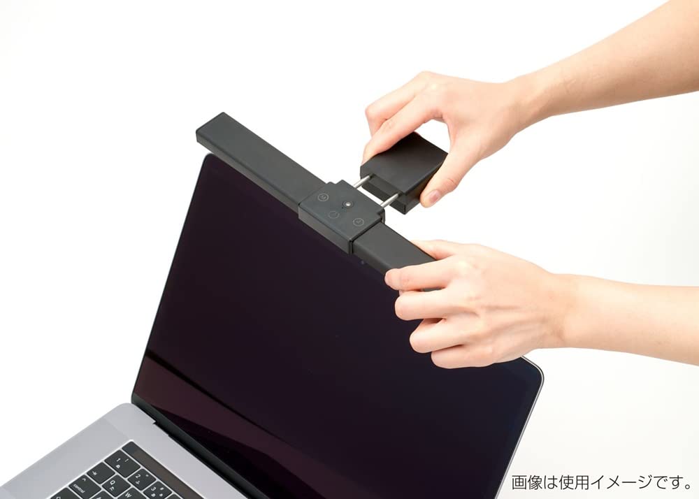 Nakabayashi USB-светодиодная лампа Digio2 для ноутбуков с функцией диммирования, Черная, Z8978