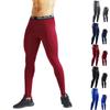 Мужские активные брюки для спортзала, фитнеса, бега, узкие спортивные леггинсы для мальчиков, тренировочные плотные быстросохнущие брюки для тренировок