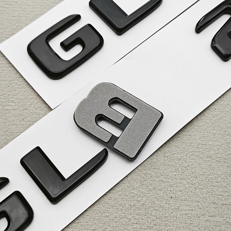 3D ABS Car Letters Logo GLB 220 GLB 250 Rear Trunk Badge Emblem Decals For Mercedes benz GLB220 GLB250 X247 Auto Accessories AE1