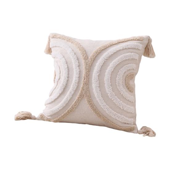 Богемная наволочка Геометрическая наволочка с кисточками Декоративная наволочка в стиле бохо для дома, фермерского дома, дивана, кушетки, спальни