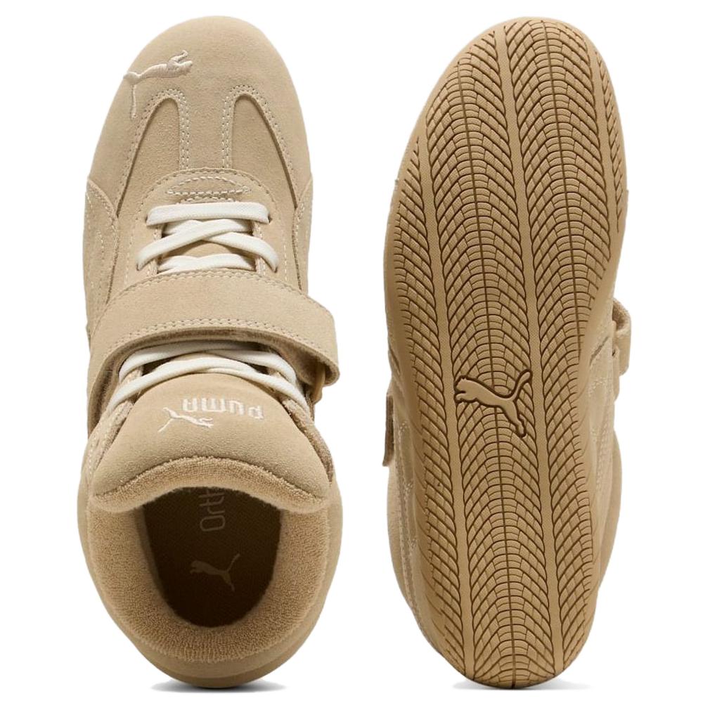 Alexander McQueen x PUMA Joustesse Mid Wedge Ботинки на танкетке Повседневная обувь Унисекс Коричневый 408118-01