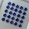 5x5mm Natural Blue Round Cut Sapphire   Loose Gemstone 8 Pcs Lot