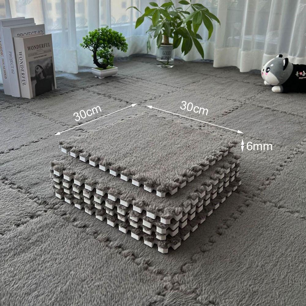 Gift Home Foam Plush Patchwork Floor Mat Baby Play Mat Exercise Children Carpet Bebe Mattress