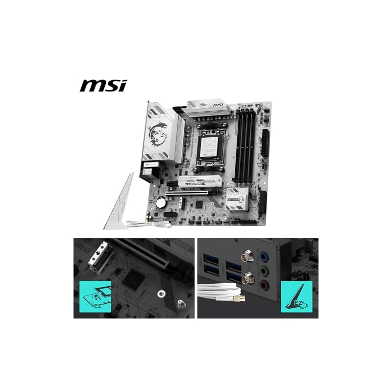 MSI B850M GAMING PLUS WIFI6E Micro-ATX Gaming Motherboard MB6803