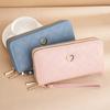 IELGY Wallet Women's Long Double-Layer Zipper Wallet Fashion Large Capacity