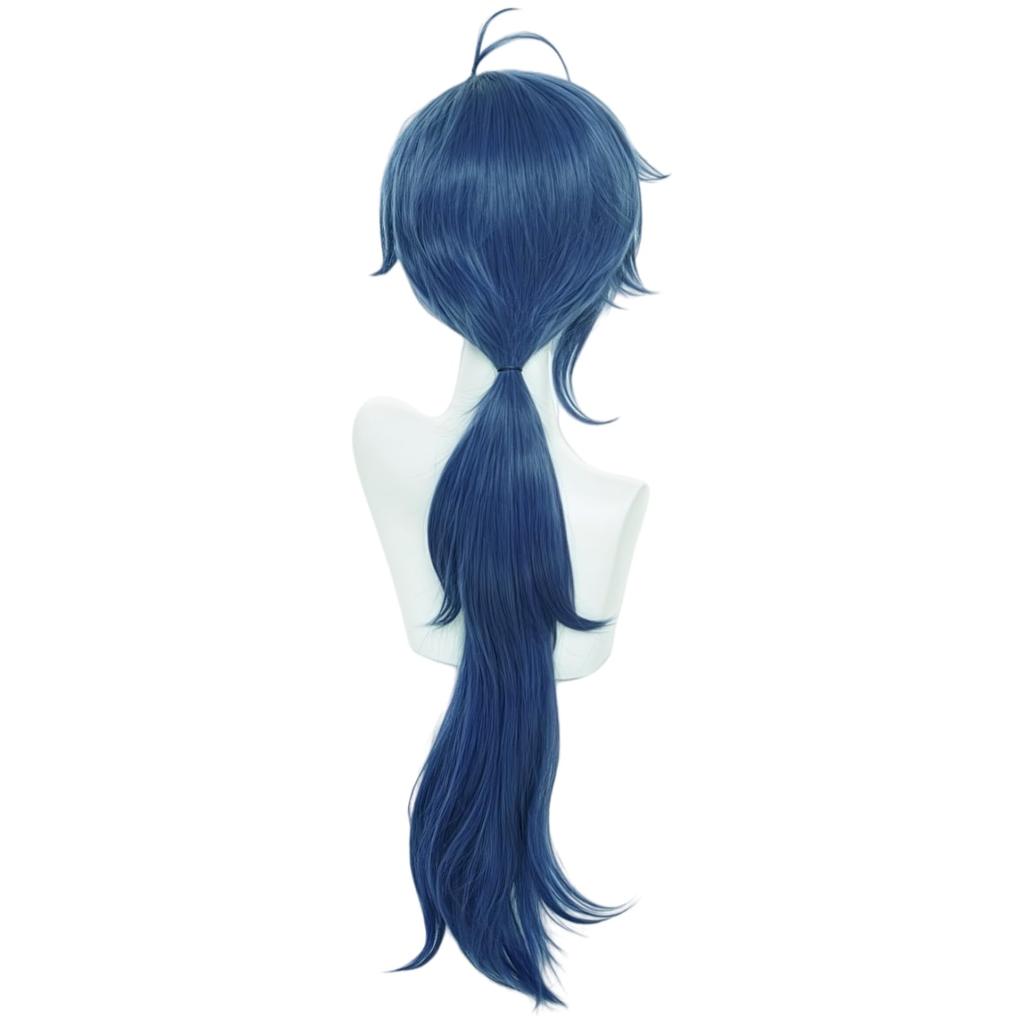 Genshin Impact Gaia Wig with Mesh Cosplay Wig for and More Net, Accessory, Heat-Resistant Photography, Events, Halloween,