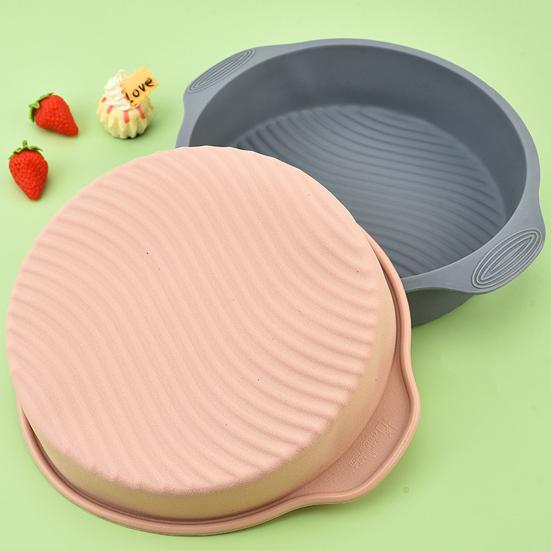 3шт 9-дюймовые силиконовые круглые формы для торта, набор антипригарных, противообрастающих, термостойких, антикоррозийных, силиконовых форм