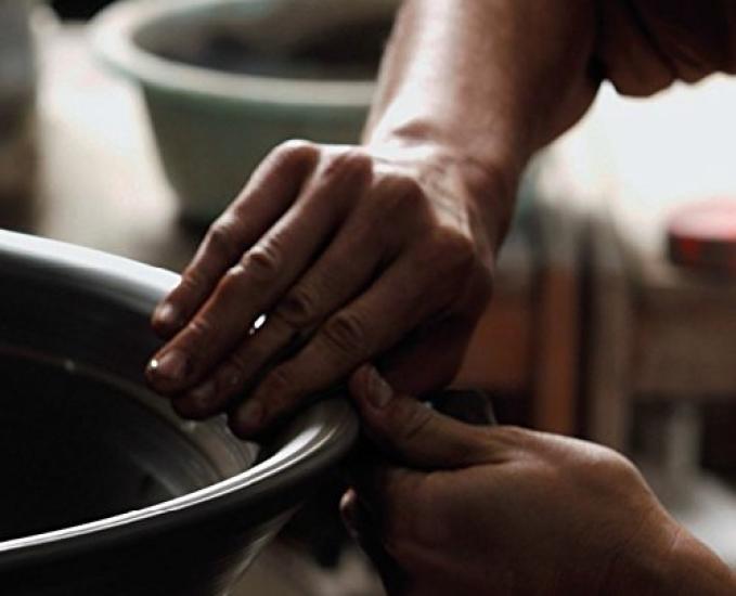 SANEI Shigaraki Ware Washbasin White HW10220-W