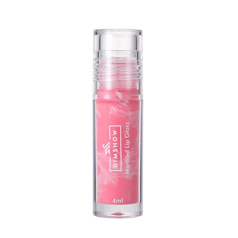 Мраморная зеркальная глазурь для губ Water Tender Lip Texture Essence Curing Lip Film Honey Waterproof Easy Color Lip Gloss