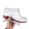HUAJI White Hygienic Mid-Calf Rain Boots