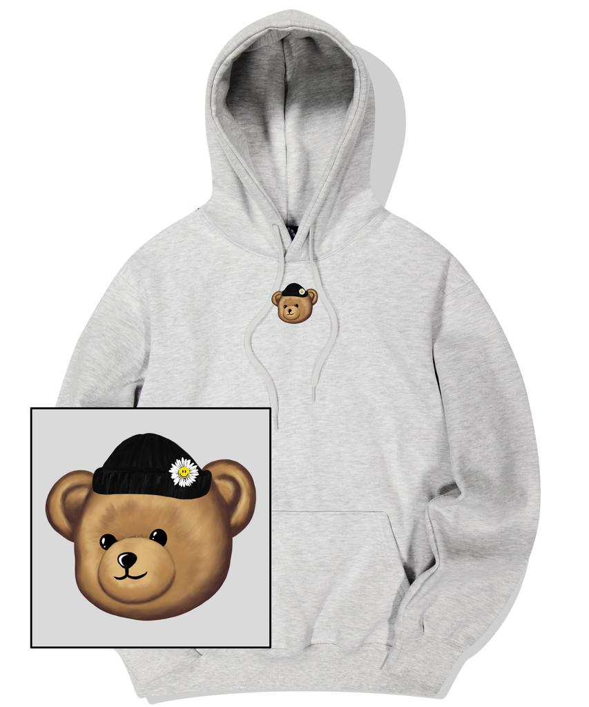 Худи с логотипом Beanie Bear - Белый