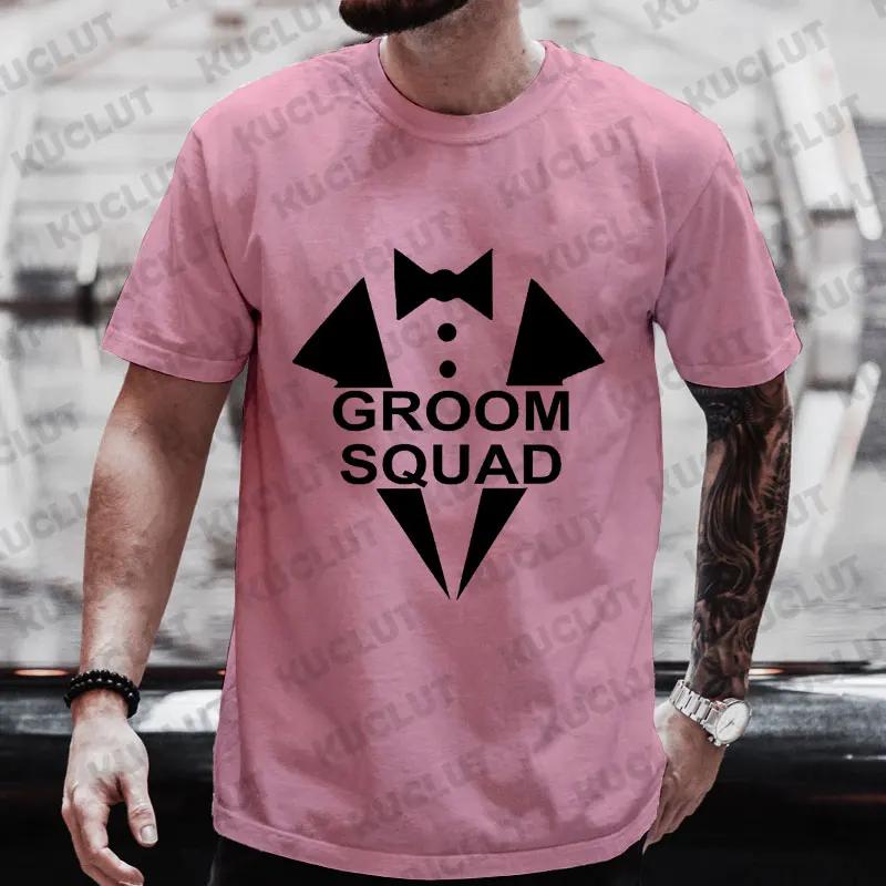 Funny Graphic Groom Squad T Shirt Friends Single Farewell Bachelor Party Tee Wedding Tops Best Man Team EVG Future Groom Blouses