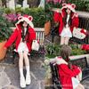 2026 Unisex Oversized Hooded Zip-Up Cotton Blend Sweater Jacket - Soft Sweet Korean Style Loose Fit