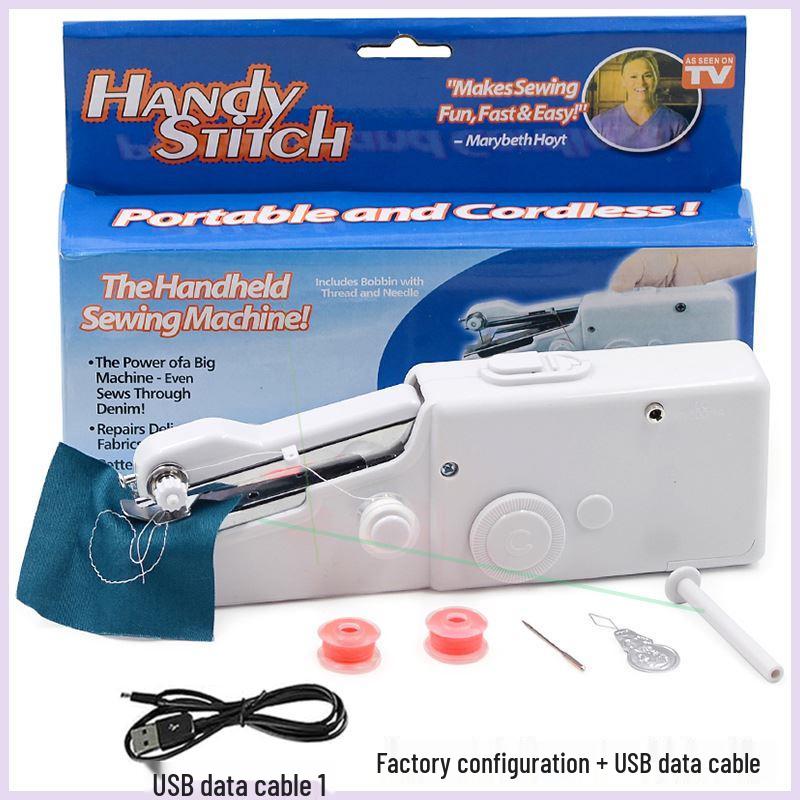 Импортная ручная многофункциональная мини-электрическая швейная машина