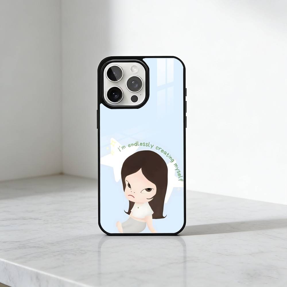Cute Drawing Art Y-Yoshitomo N-Nara-a Phone Case For iPhone17,16,15,14,13 Plus,Pro Max Magnetic For Magsafe Wireless Charging